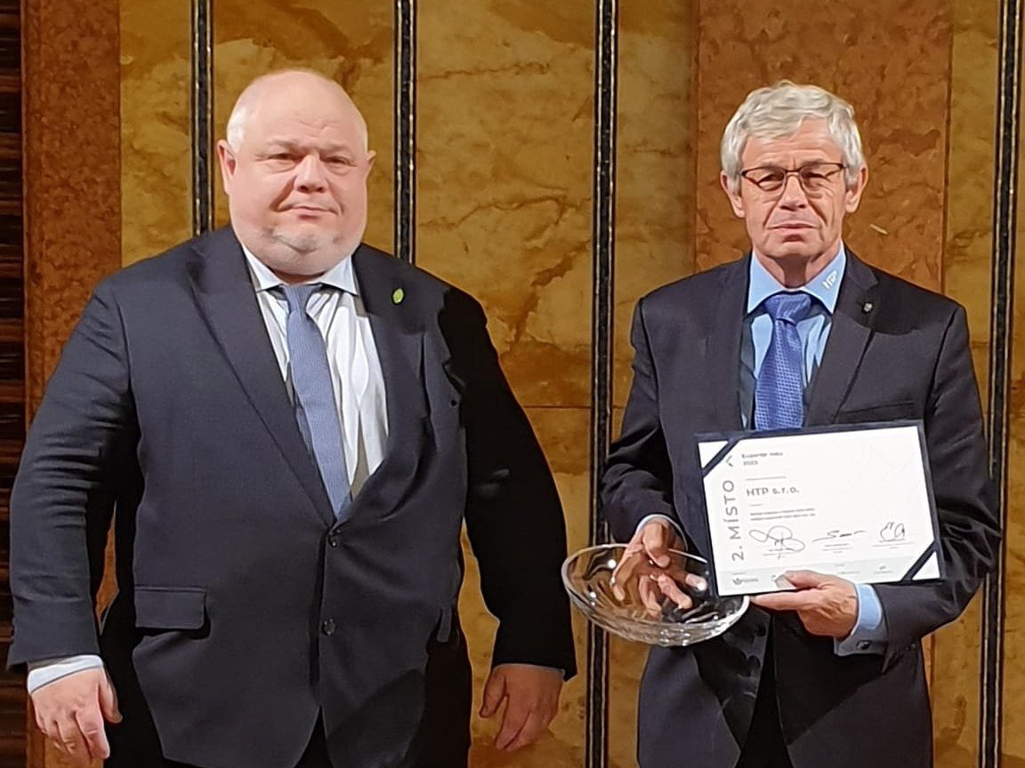 HTP získává 2. místo v EXPORTÉR ROKU 2023